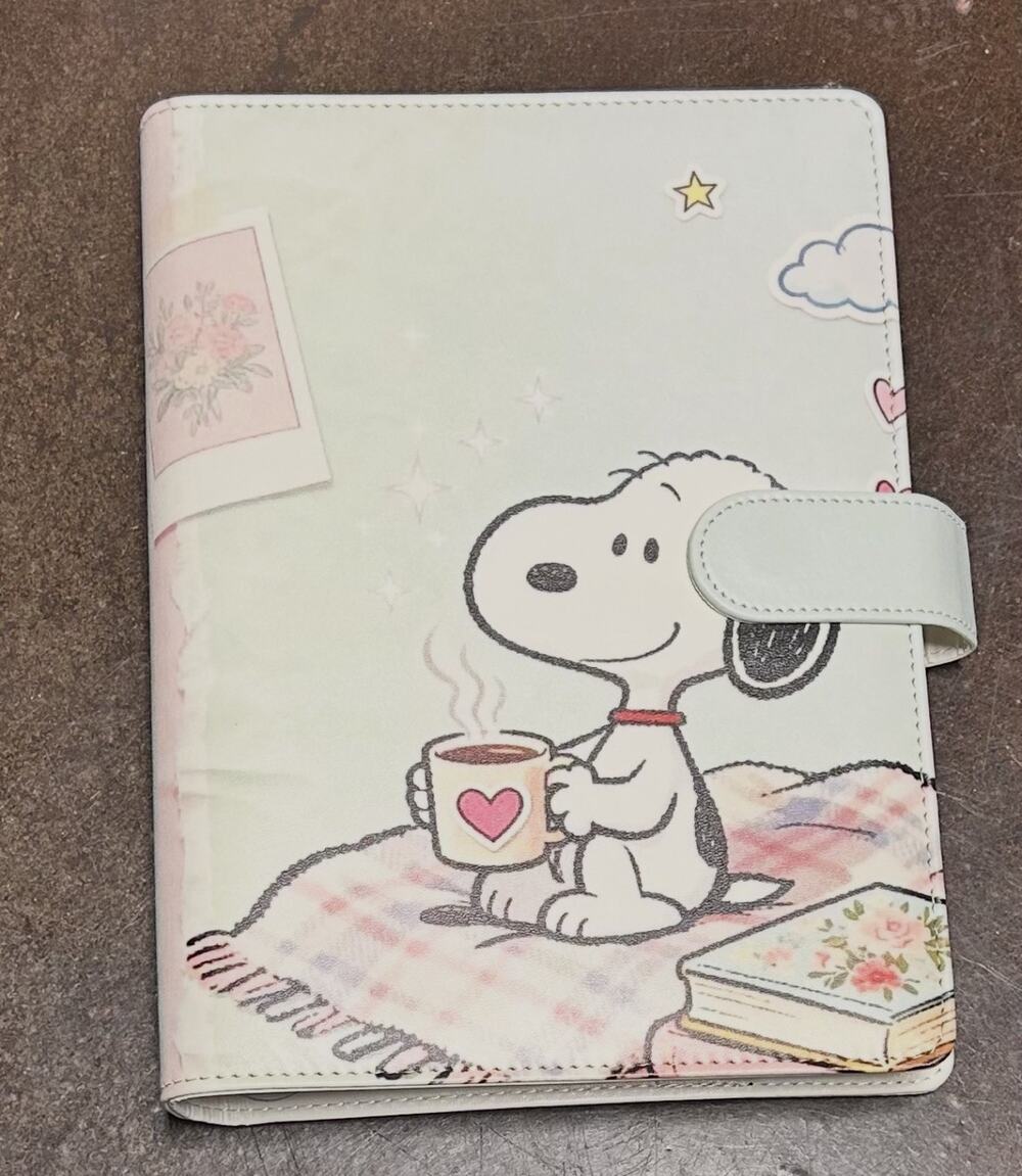Snoopy A5 Binder w/ paper